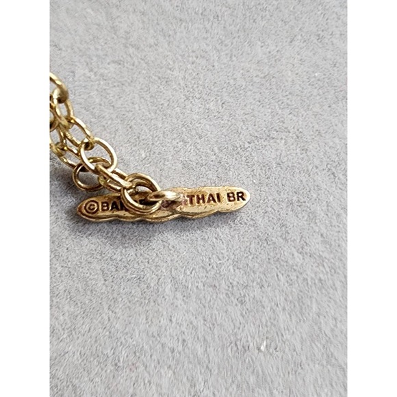 Vtg BARSE THAI BR Signed Blue Lapis Pendant Necklace 36" FREE $HIPPING!!! - Picture 7 of 8